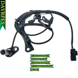 DAVRPES 4670B006 Sensor de velocidad de rueda ABS delantero derecho para Mitsubishi Mirage 2014 2015 2016 2017