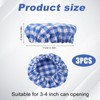 3pcs Sourdough Jar Cover, 4.33x4.33x0.2 Inch Reusable Cotton Cloth Jar