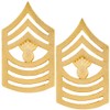 Marine Corps (USMC) chevron Gold MGYSGT Master Gunnery Sergeant E-9