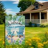 Summer Beach Welcome Garden Flag Nautical Hawaii Coconut Tree Garden