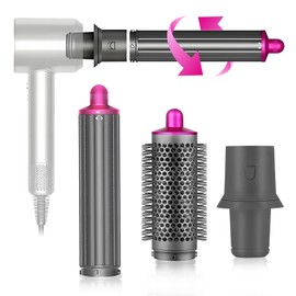 Long Curl Barrel Volumizing Brush Attachment, Adapter Hair Dryer Convert to Supersonic Hair Dryer Curling Wand Styler forDysonAirwrap Styler for Dyson Hair Dryer Attachment, Styling Tool.