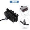 X AUTOHAUX 1 Set Auxiliary Dash Upfitter Switch Panel Kit