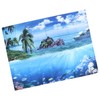 200x150cm Tapestry Scenery Summer Beach Sea View Background Tapestry Home