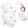 BESIMLIVE Wireless Signal Forwarding Wireless Doorbell Extension Set, Bell Forwarding