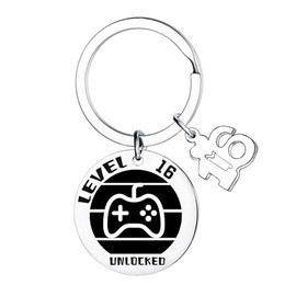 Nfyxcaz 13th 16th 18th 21st Birthday Gifts for Men Keepsake Keyring Gamer Gifts for Men Birthday Presents for Brother Son Nephew Grandson Birthday Gifts for Men Keyring (16th Birthday Gifts)