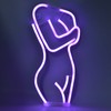 LED Neon Light Neon Sign Body Shape Art Wall Decorative