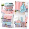 TOVINANNA Cotton Washcloth Face Towel Bath Towel Soft Absorbent Embroidered
