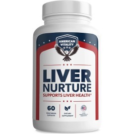 American Vitality Liver Nurture Liver Supplement Formula with Milk Thistle, Artichoke, Dandelion