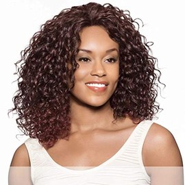 Foxy Lady (H/b Keira) - Human Hair Blend Lace Front Wig in JET BLACK