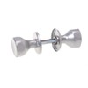 Aqbau® Door Knob, Rotatable with Rosette BB Button Pusher Rotary
