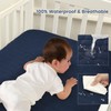 david's kids 2 Pack 38''x25'' Waterproof Mini Crib Mattress Protector,