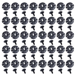 80Pcs Car Wheel Arch Lining Clips with Torx Screws 4F0825429A N90775001 Compatible with A1 A4 A5 A6 A7 Q5 Interior Wheel Arch Liner Splashguard Clips