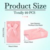 Spritewelry 10 Pcs Jewelry Gift Boxes 8.4x5.4x2.5cm Pink Necklace Ring