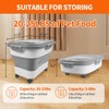 20lbs Dog Food Storage Container Cat Food Storage Container Collapsible