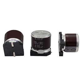 Elko Capacitor 10x Radial 470µF 10V SMD Electrolytic Capacitor up to 105°C 470uF Electrolytic Capacitor from Elna
