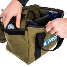 Adventure Kings Air Compressor Portable Canvas Carry Bag 400GSM Internal Pockets