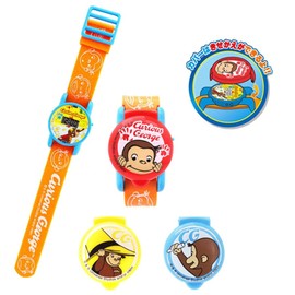 Curious George Kisekae Digi Watch 3 Types Cover Watch (2971)