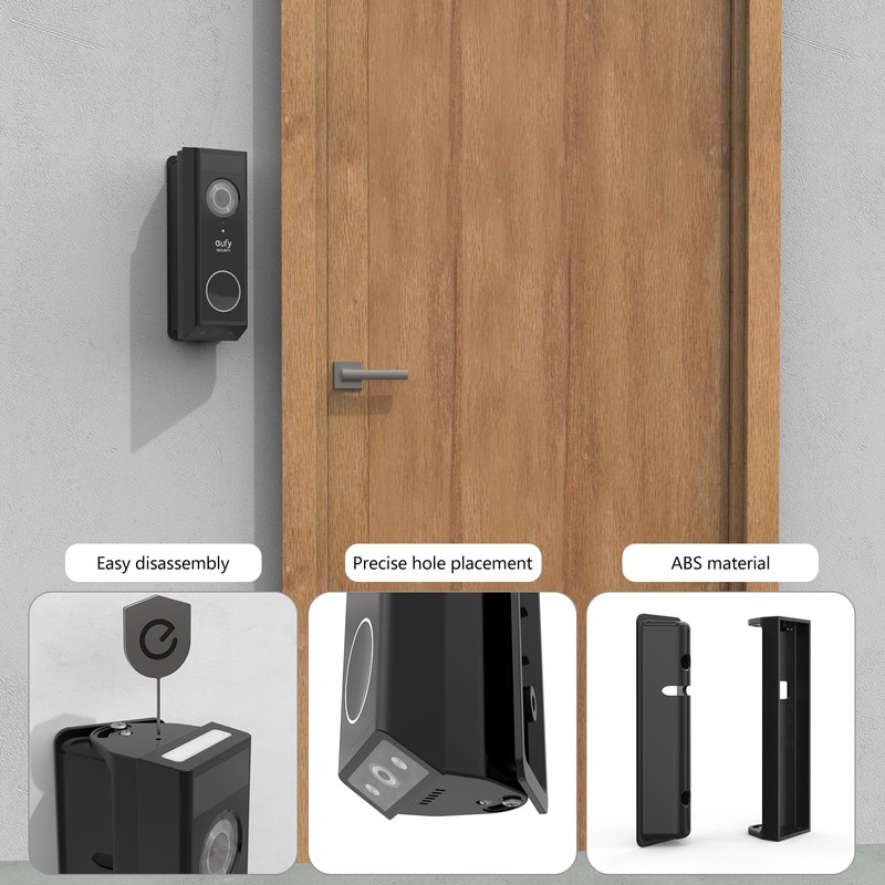 HOLACA Bracket Compatible with eufy Security Video Doorbell E340, Can