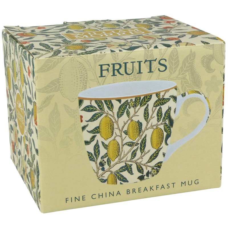 The Leonardo Collection William Morris Fruits Porzellanbecher mit größerer Kapazität,