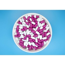 YUMMYLAND Good and Plenty Black Licorice Candy Flavor, Fat-Free, Bulk - 3 Pounds (48 Oz)