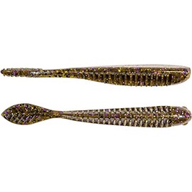 Z-Man TS42-316PK5 Elaztech Trick Shotz Drop Shot Bait 4.2", Green Pumpkin Goby