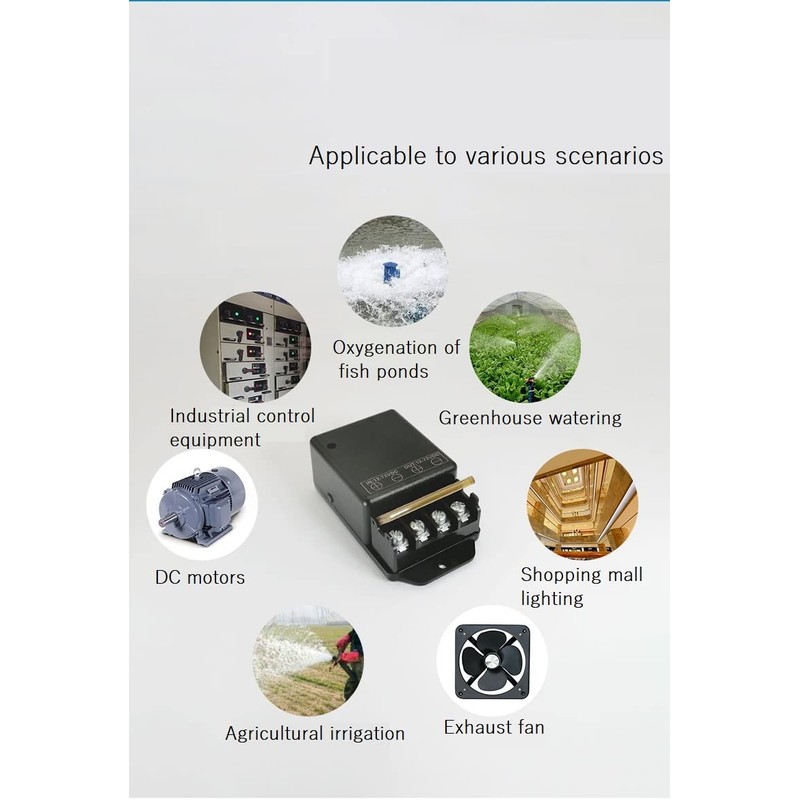 QIACHIP Wireless Remote Control Switch,DC 12V 24V 36V 48V 72V