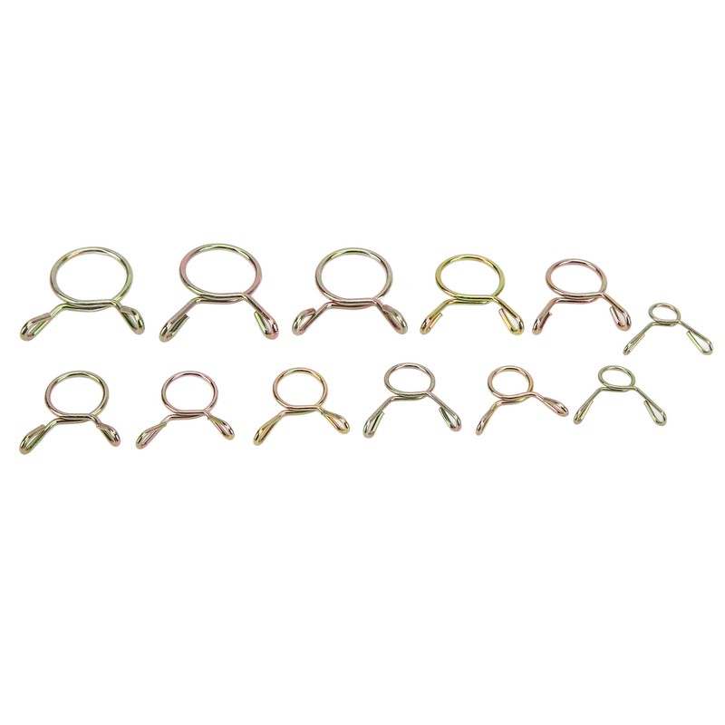 420pcs Fuel Line Spring Wire Clips 10‑Size 5‑14mm Air Tube
