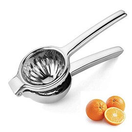 Fresh Menu Kitchen Premium Quality Citrus Squeezer - Heavy Duty Lime and Lemon Squeezer That's Great for Juicing Oranges - Includes 10 Free Recipes