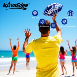 Hydro 2-Pack Water Football 10.4in Waterproof with Pump & Real Double Laces