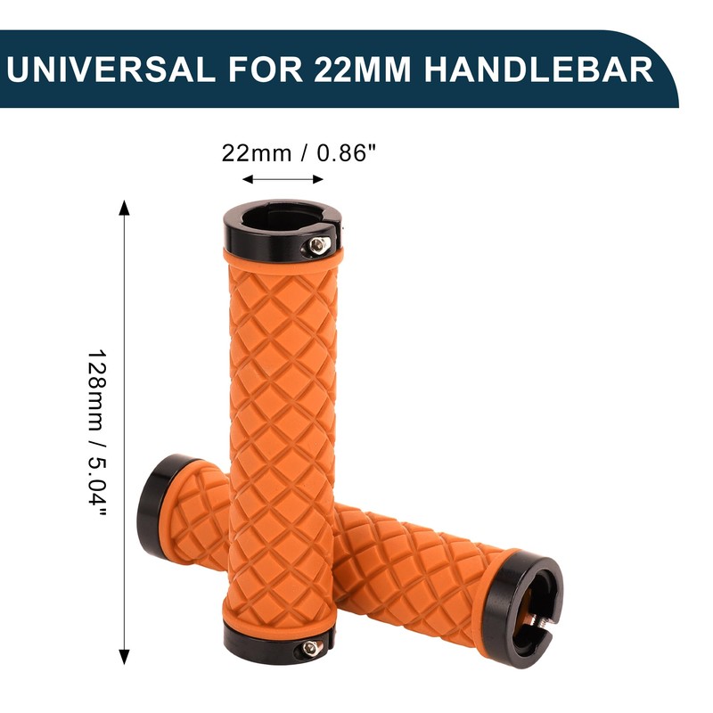 TUCKBOLD Bike Handlebar Grips Covers 128mm Long Lightweight | Bicycle
