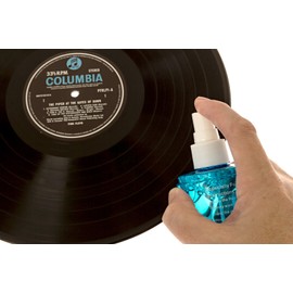 Record Cleaning Solution with Anti-static Vinyl Cloth - Premium LP Cleaner Fluid 6.7oz by Record Happy. Essential 200ml Spray Bottle to keep your Prized Album Collection like New!