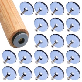20Pcs Furniture Glides with Nail,Teflon Easy Moving Sliders with Screw Floor Protector for Tiled,Chair Leg Floor Protectors,Furniture Sliders for Hardwood Floors Tiled(SIZE:25mm)