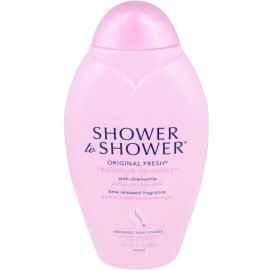 SHOWER TO SHOWER Absorbent Body Powder Original Fresh 13 OZ