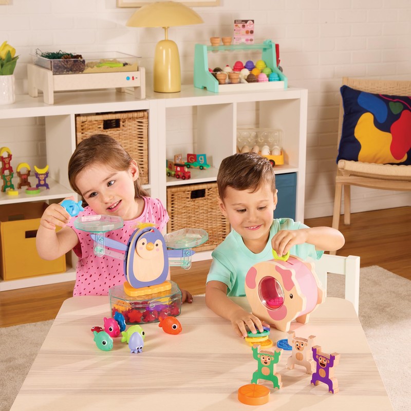 Battat Education – Penguin Math Balance Scale for Kids –