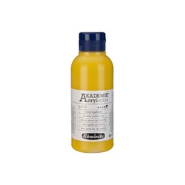 Schmincke - Akademie Acrylic Colour, Chrome Yellow Tone, 250 ml, 23225027, Fine Artist Acrylic Paint, Brilliant, Highly Lightfast and Cadmium-Free, for Acrylic Painting, Mixed Media