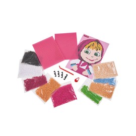 Simba 109307705 - Mascha und der Bär Mosaik Mascha mit über 4.000 Pins