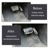 2PCS Car Non-Slip Aluminum Alloy Pedal Pads, Nonslip Car Pedal