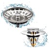 Bevy Designs Bathroom Sink Plug, Kitchen Sink Strainer | Universal