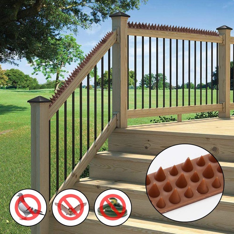 Hausse 16.5ft Bird Spikes, Squirrel Small Birds Pigeons Repellent Spikes