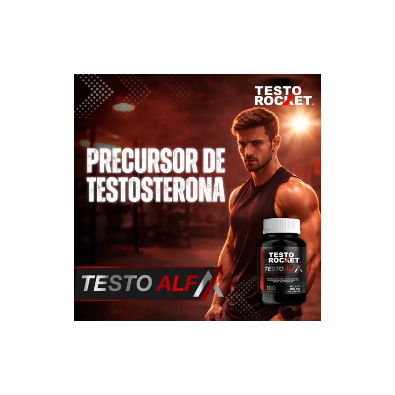 Vitaminas Hombre Precursor Testosterona 180 Caps Testo Alfa