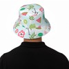 ReLuB Funny Print Bucket Hats, Summer Watermelon Flamingo Reversible Sun