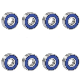 TRIXES 8 Frictionless Abec 9 Sealed Skateboard Roller Skate Bearings