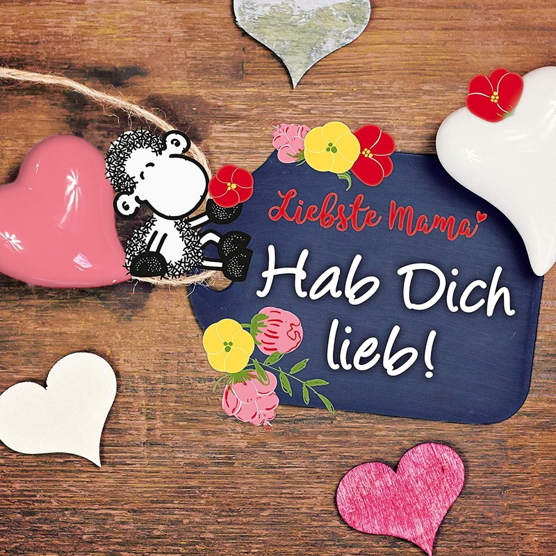 Sheepworld Cotton German Saying