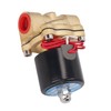 Solenoid Valve Brass Electric 2 Way 1/2in Normally Closed for
