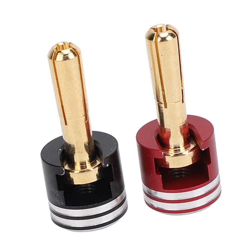 Heatsink Bullet Plug Grip Aluminium Alloy and Copper Banana Plug