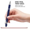 Rnigra Ballpoint Pens 8PCS, Retractable Ballpoint Pen with Stylus Tip,