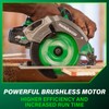 Metabo HPT 18V MultiVolt 7-1/4 Inch Cordless Circular Saw, High