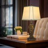 28.5" high Vintage Brown Table Lamps Set of 2 -