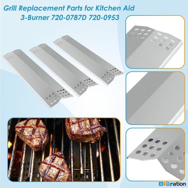 BBQration Replacement Kit for Kitchen Aid 720-0787D 730-0787D 720-0953 730-0953