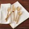 Split P Avis Flatware Teaspoon Set - Gold